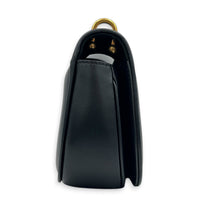 C’mon Crossbody Bag Black in Calfskin, Gold hardware
