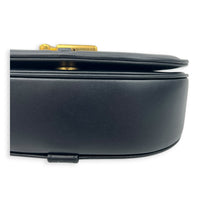C’mon Crossbody Bag Black in Calfskin, Gold hardware