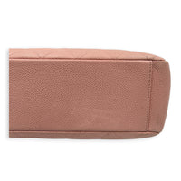 PST Tote Bag Pink in Caviar Leather, Gold hardware