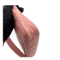 Timeless CC Pochette  Shoulder Bag Pink in Caviar Leather, Gold hardware
