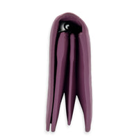 Intrecciato Wallet On Chain Purple in Intrecciato Leather, Ruthenium hardware