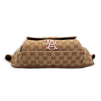 2 Way Backpack Belt Bag Beige in Canvas, Black hardware