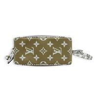 Beach Pouch  Crossbody Bag Multi-colour in Monogram Coated Canvas, Gold hardware