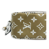 Beach Pouch  Crossbody Bag Multi-colour in Monogram Coated Canvas, Gold hardware