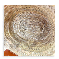 Triomphe Basket Tote Bag Beige in Raffia
