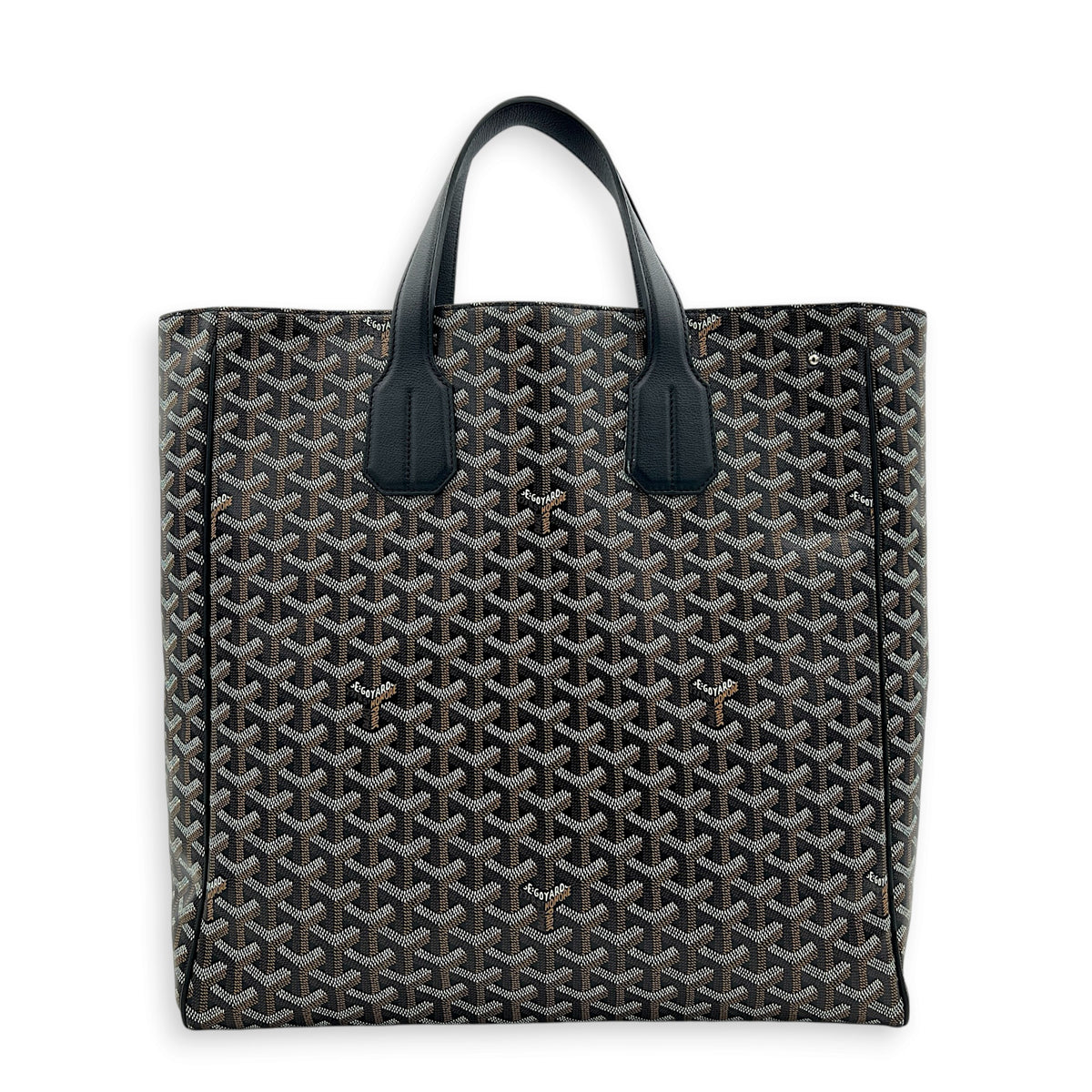 Voltaire Tote Bag Black in Coated Canvas