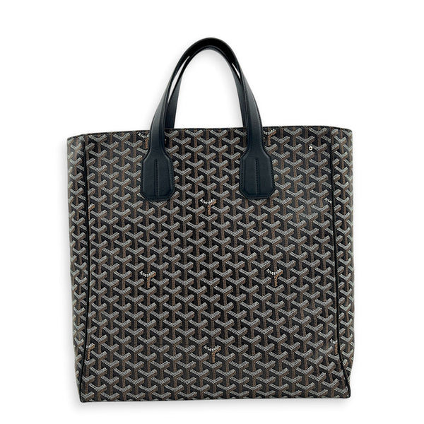 Voltaire Tote Bag Black in Coated Canvas