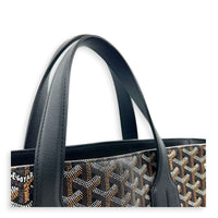 Voltaire Tote Bag Black in Coated Canvas