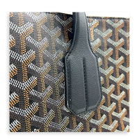 Voltaire Tote Bag Black in Coated Canvas