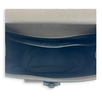 Saddle Backpack Grey, Ruthenium hardware