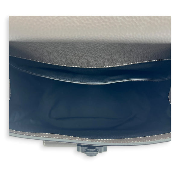 Saddle Backpack Grey, Ruthenium hardware
