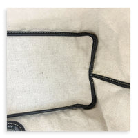 Saint Louis PM Grey Tote Bag in Coated Canvas,  hardware