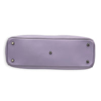 Diorissimo Purple Top Handle Bag in Calfskin, Silver hardware