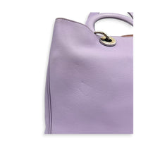 Diorissimo Purple Top Handle Bag in Calfskin, Silver hardware