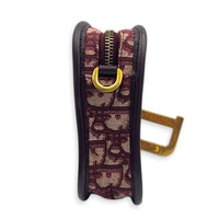 Diorquake Red Clutch in Jacquard, Gold hardware