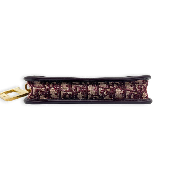 Diorquake Red Clutch in Jacquard, Gold hardware