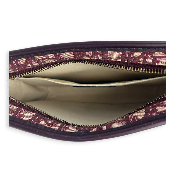 Diorquake Red Clutch in Jacquard, Gold hardware