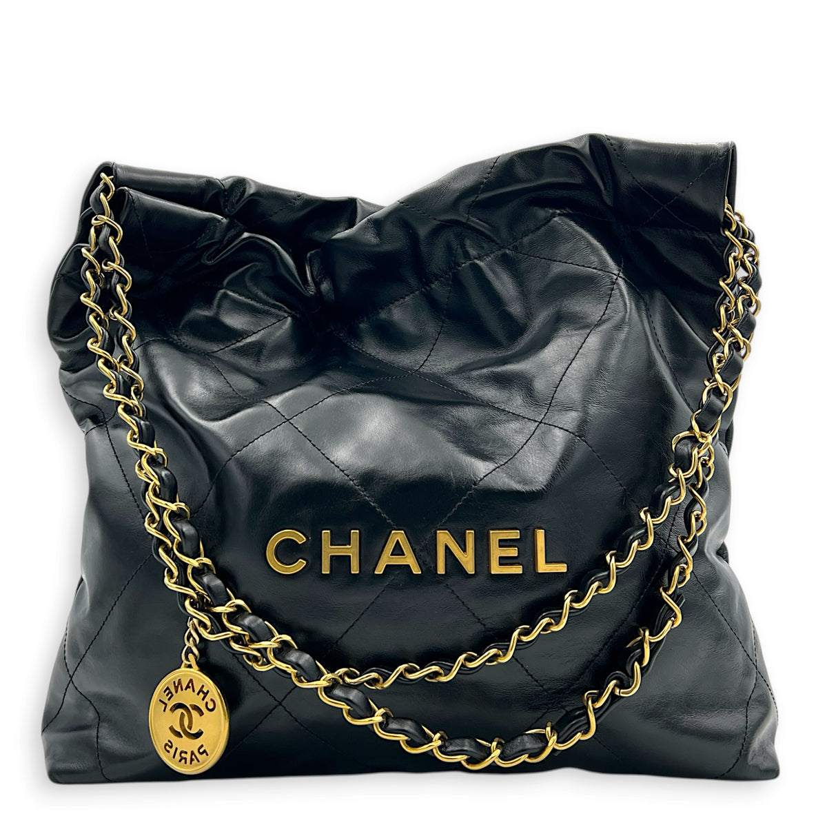 22 Tote Tote Bag Black, Gold hardware