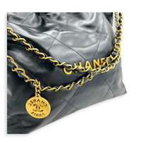 22 Tote Tote Bag Black, Gold hardware