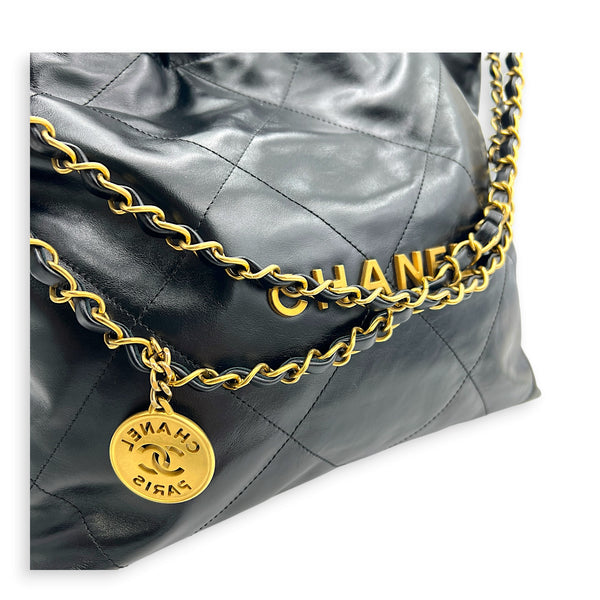 22 Tote Tote Bag Black, Gold hardware