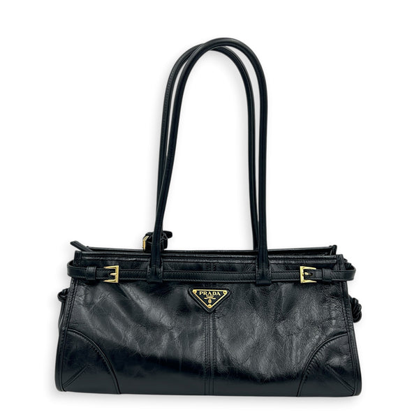 Bonnie Shoulder Bag Black, Gold hardware