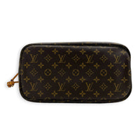 Neverfull Tote Bag MM Rose Ballerine in Monogram Coated Canvas, Gold hardware