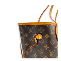 Neverfull Tote Bag MM Rose Ballerine in Monogram Coated Canvas, Gold hardware