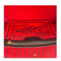 Neverfull Tote Bag PM Damier Ebene in Coated Canvas, Gold hardware