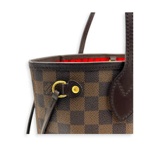 Neverfull Tote Bag PM Damier Ebene in Coated Canvas, Gold hardware