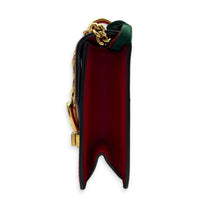 Sylvie Shoulder Bag Red in Calfskin, Gold hardware