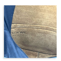 Gate Crossbody Bag Blue in Calfskin, Gold hardware
