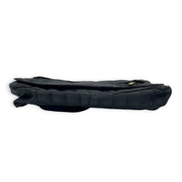 Travel Line Black Messenger in Nylon, Gold hardware