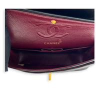 Classic Double Flap Shoulder Bag Small Black in Lambskin, Gold hardware