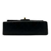 Classic Double Flap Shoulder Bag Small Black in Lambskin, Gold hardware