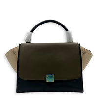 Trapeze Top Handle Bag Multi-colour, Gold hardware