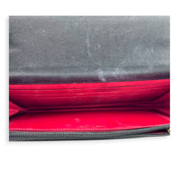 C19 Wallet On Chain Black in Lambskin, Mixed hardware