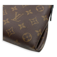 Pallas Pouch Crossbody Bag Brown in Monogram Coated Canvas, Gold hardware