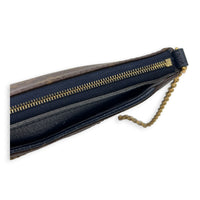Pallas Pouch Crossbody Bag Brown in Monogram Coated Canvas, Gold hardware