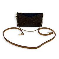 Pallas Pouch Crossbody Bag Brown in Monogram Coated Canvas, Gold hardware