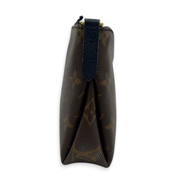 Pallas Pouch Crossbody Bag Brown in Monogram Coated Canvas, Gold hardware