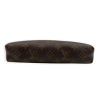 Pallas Pouch Crossbody Bag Brown in Monogram Coated Canvas, Gold hardware