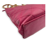 CC Vintage Shoulder Bag Pink in Caviar Leather, Gold hardware