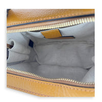 x Kai Limited Edition Ophidia Brown Crossbody Bag in Coated Canvas, Gold hardware