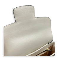 Horsebit 1955 Shoulder Bag Beige in Coated Canvas, Gold hardware