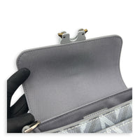 Hit The Road Crossbody Bag Grey in Coated Canvas, Palladium hardware