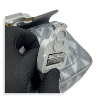 Hit The Road Crossbody Bag Grey in Coated Canvas, Palladium hardware