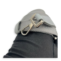 Hit The Road Crossbody Bag Grey in Coated Canvas, Palladium hardware