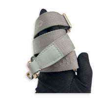 Hit The Road Crossbody Bag Grey in Coated Canvas, Palladium hardware