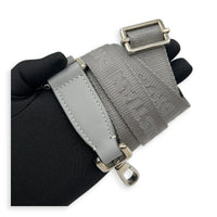 Hit The Road Crossbody Bag Grey in Coated Canvas, Palladium hardware