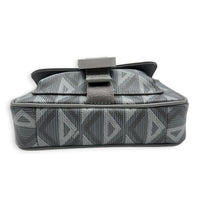 Hit The Road Crossbody Bag Grey in Coated Canvas, Palladium hardware
